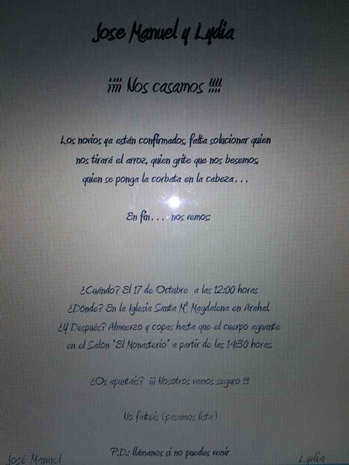 invitación 2 