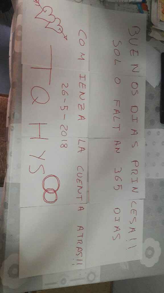 Sorpresa!!!! empieza la cuenta atrás.... - 1