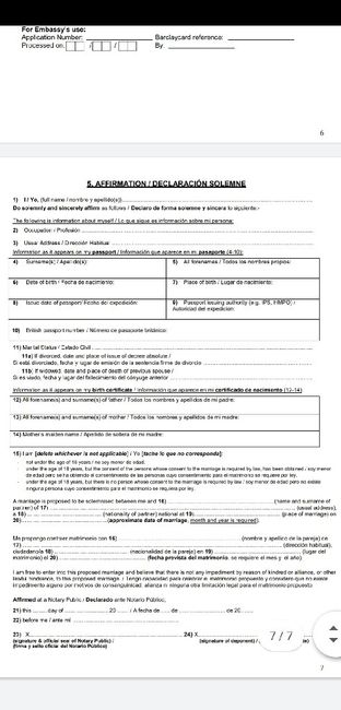 Matrimonio con extranjero - 1