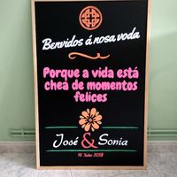 Cartel de bienvenida