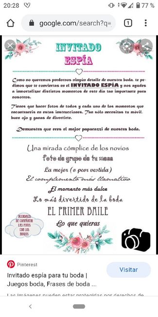 Juegos para los invitados 2