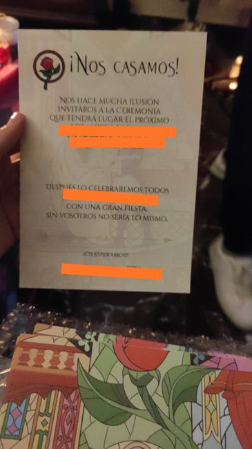 Ya tenemos las invitaciones 😍 3