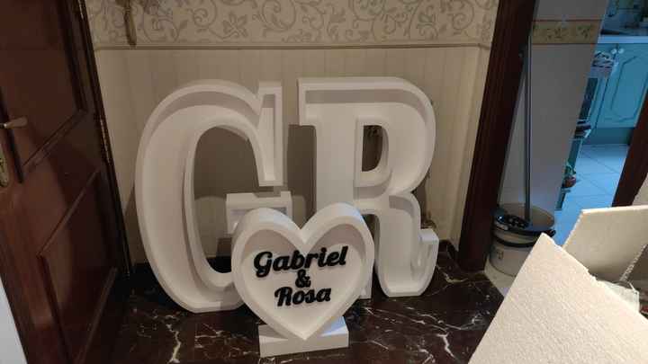 Letras de boda - An eventos - 1