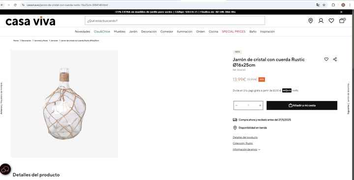 Recipiente para ceremonia de la arena - 1