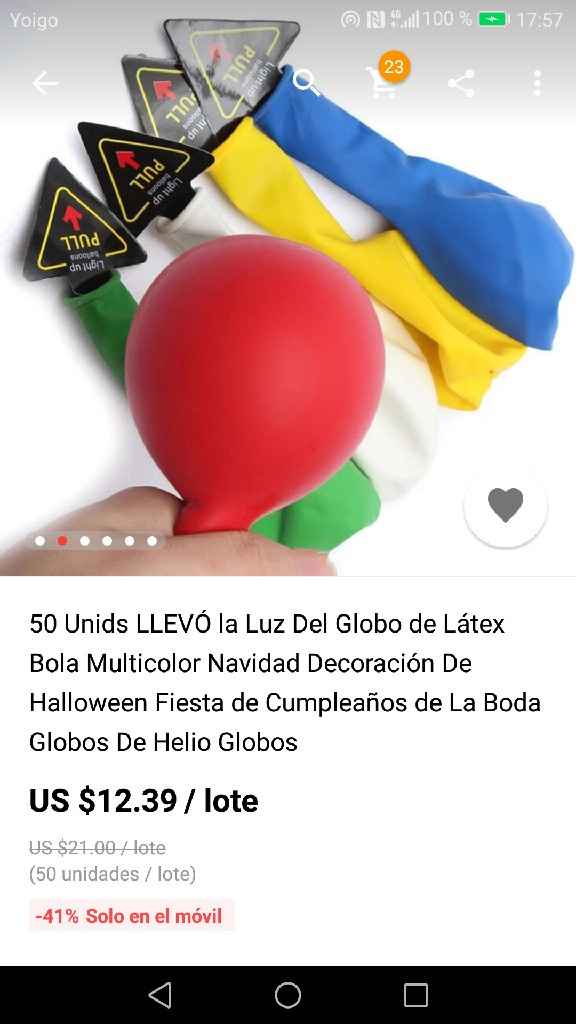  Globos led - 2