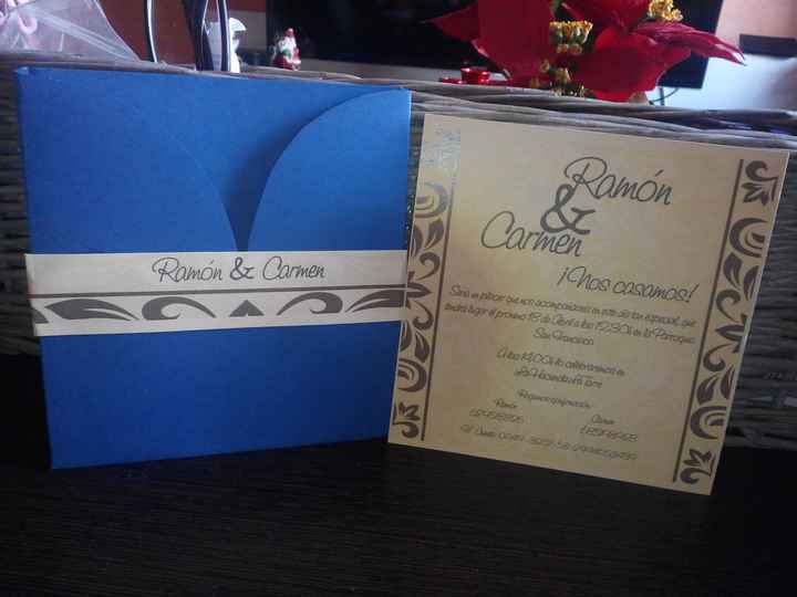 Necesito sobres para las invitaciones  - 1