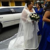 Llegando a la iglesia