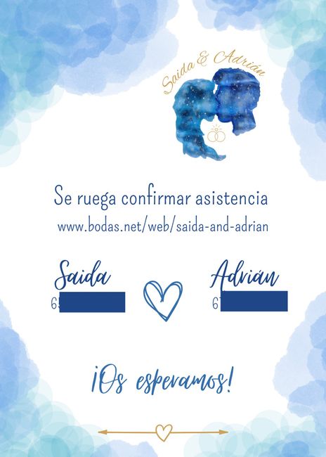 Invitaciones, diseñadas por uno mismo 2