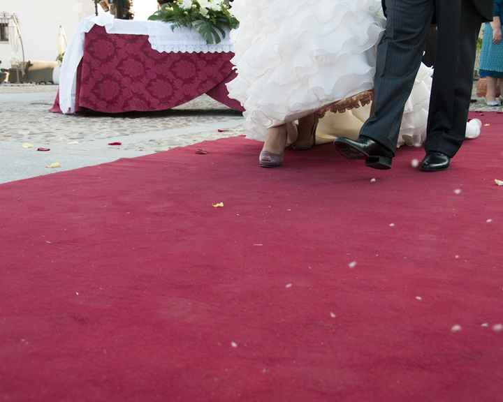 sobre la alfombra roja