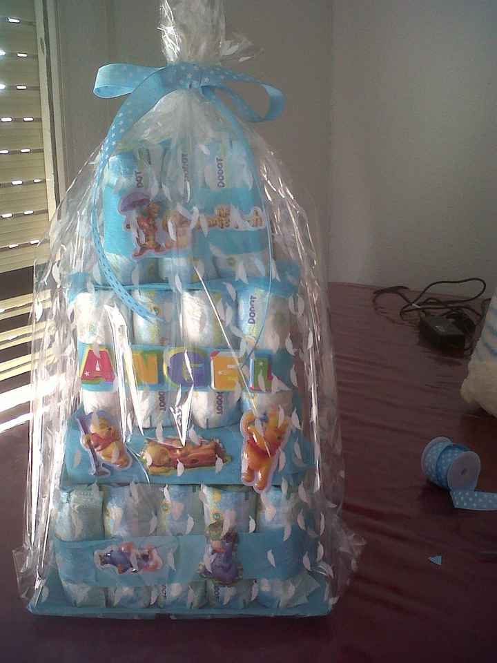 tarta de pañales 