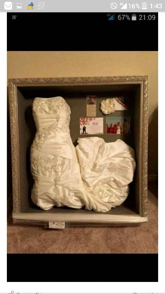 Qué hacer con el vestido de novia después de la boda - 1