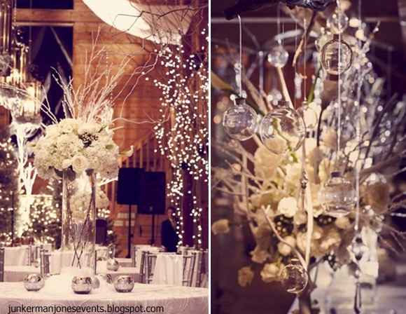 Decoracion boda de invierno