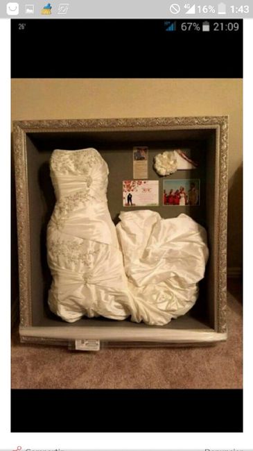 Qué hacer con el vestido de novia después de la boda - 1