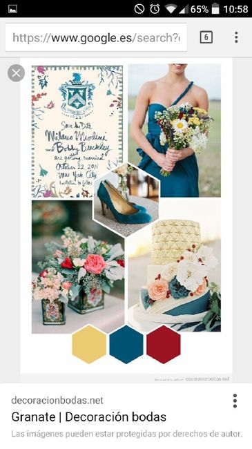 Paleta de colores de una boda - 5
