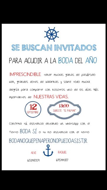 Mis invitaciones - 1