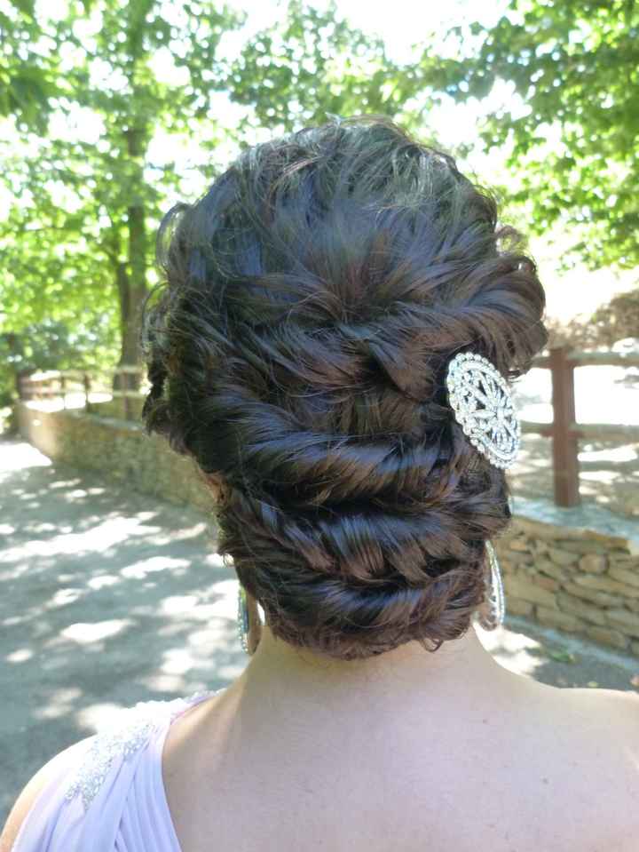 peinado (boda de mi cuñado)