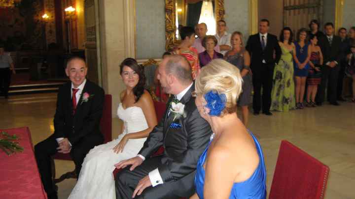 durante la ceremonia