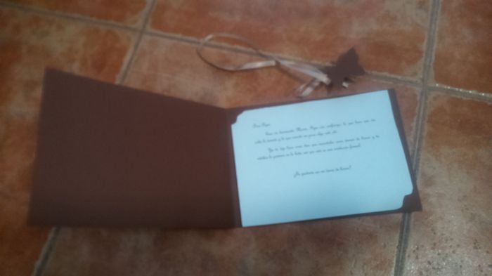 Tarjeta damas de honor - 1