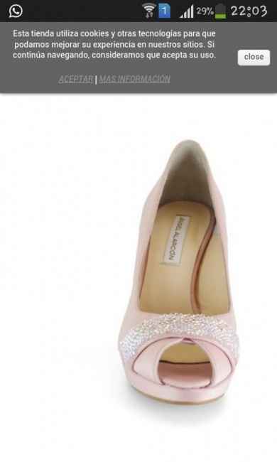 Pedido zapatos rosas. - 1