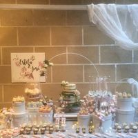 Os atrevéis a poner Mesas para tartas,dulces,cup cakes...rosas - 1