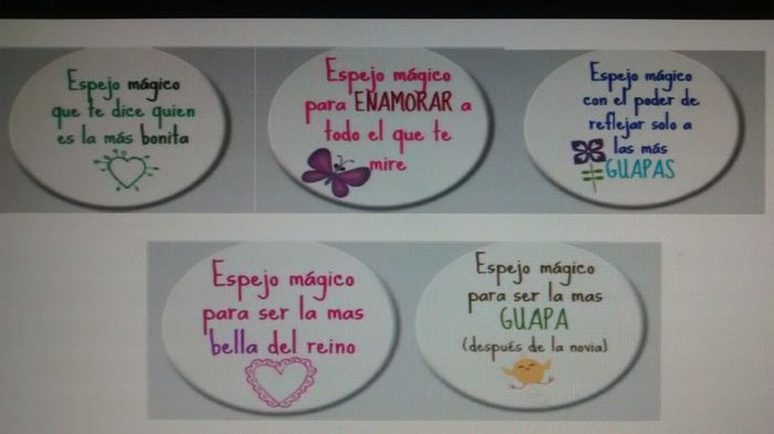 Espejos detalle preciosos! originales! - 1