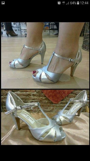 Primera prueba vestido y duda color zapatos - 2