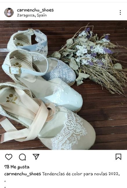 Cuñas para novia de color 1