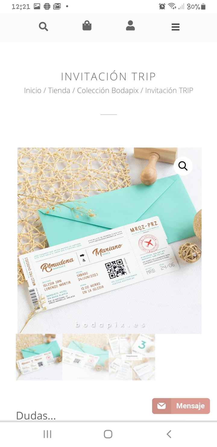 Hola hola!!!! necesito encontrar estas invitaciones son las perfectas para mi😍 - 1