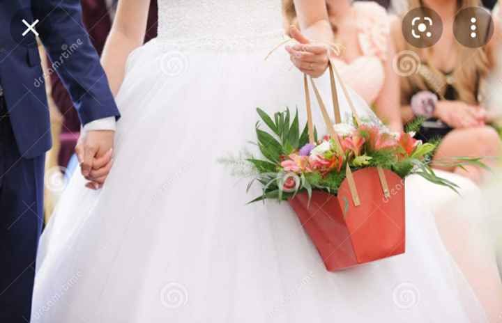 Alternativa al ramo: cesta de novia - 9