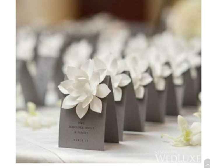 Inspiración: seating plan con papel - 6