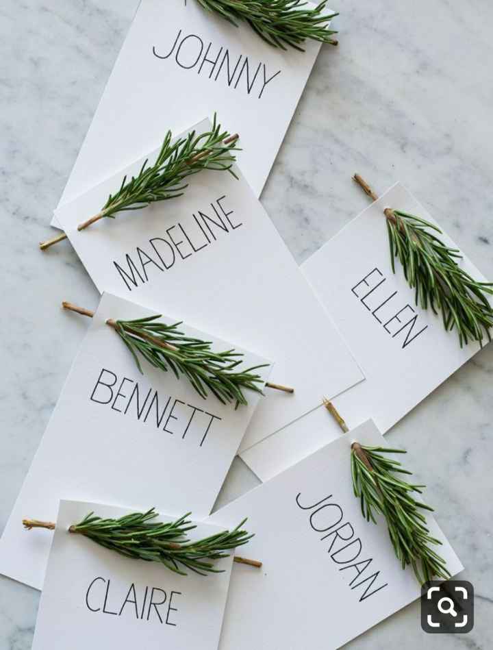 Inspiración: seating plan con papel - 7