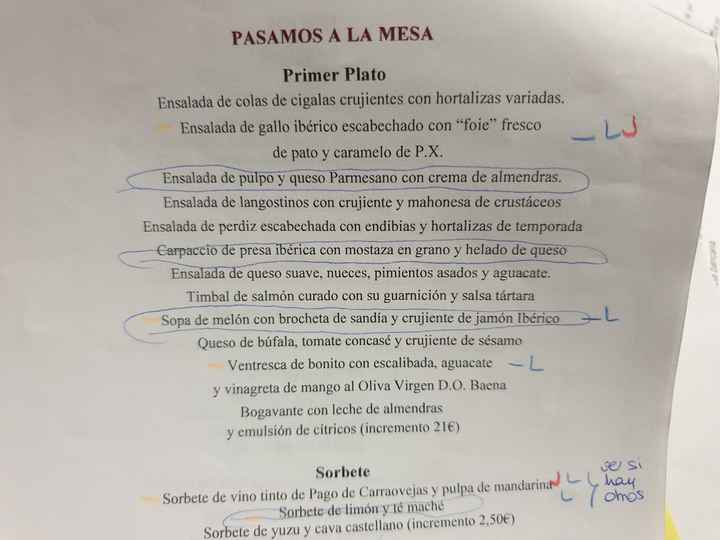 Primer plato para el banquete - 1