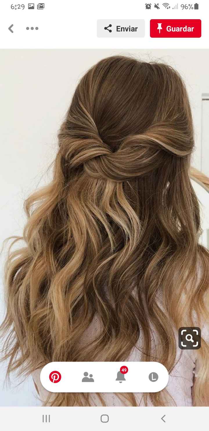 Pelo semirecogido o suelto - 12