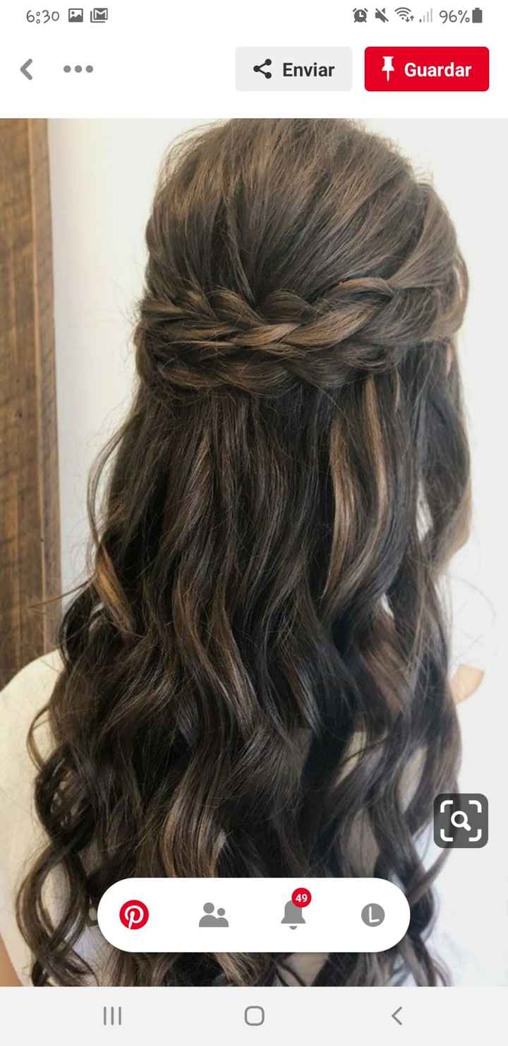 Pelo semirecogido o suelto - 13