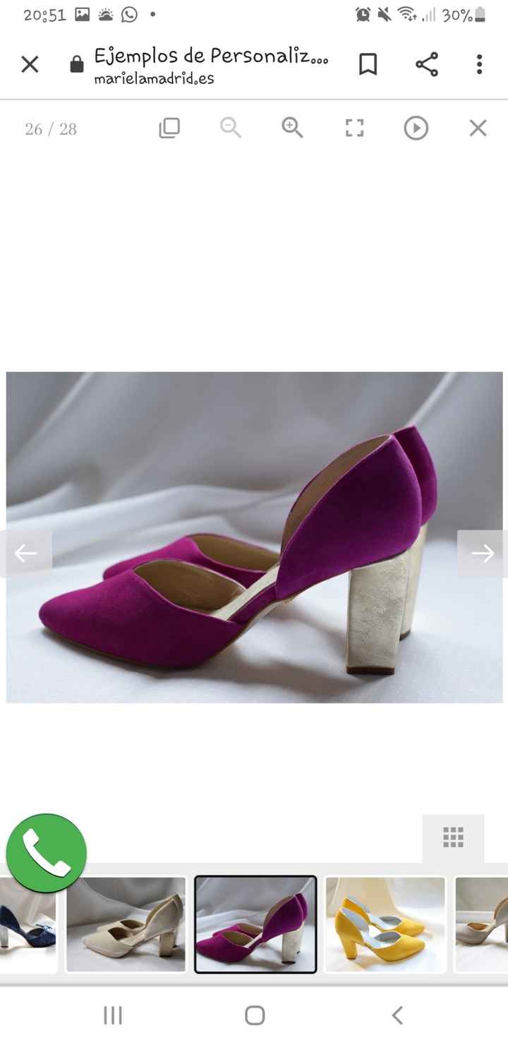 Color de zapatos morado clarito o morado oscuro?? - 1