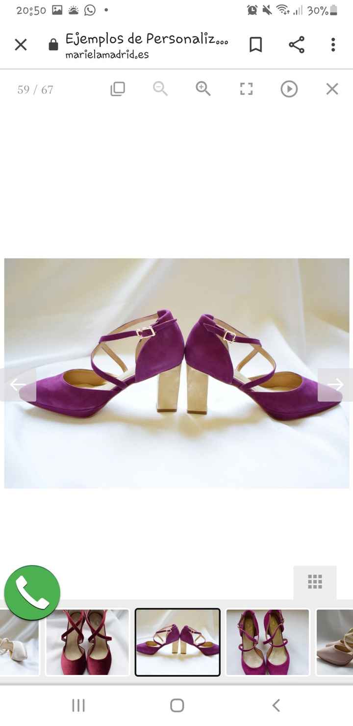 Color de zapatos morado clarito o morado oscuro?? - 2