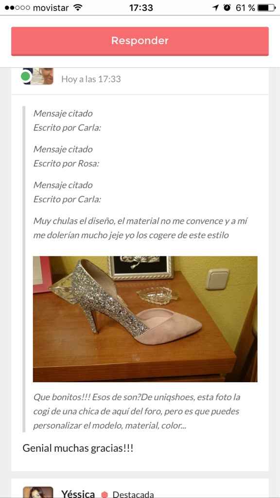 Zapatos con pedreria - 1