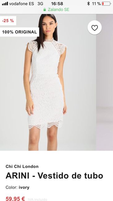 Vestido juzgado día de firma - 1