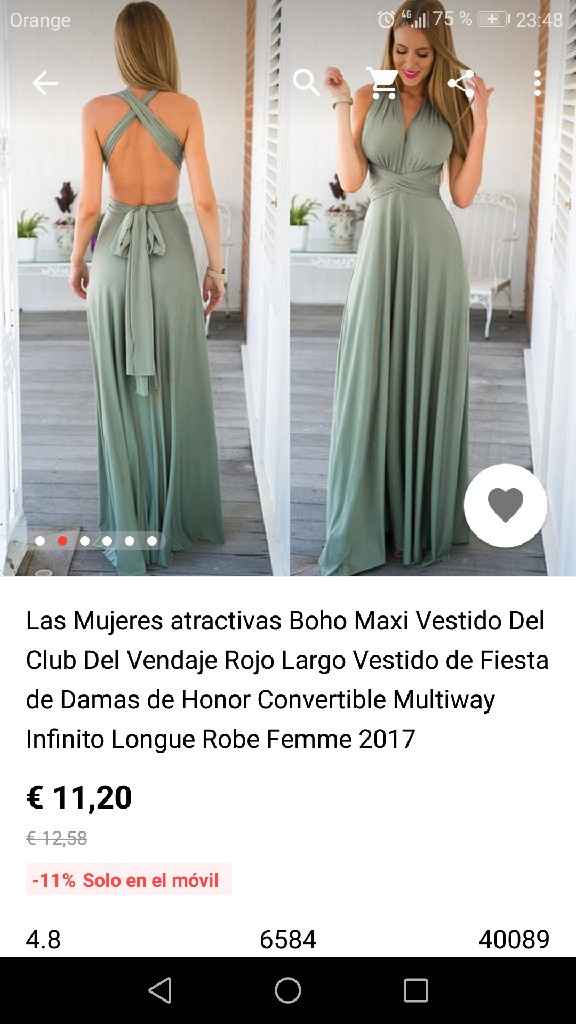  Vestidos Damas de Honor Cambiables - 1