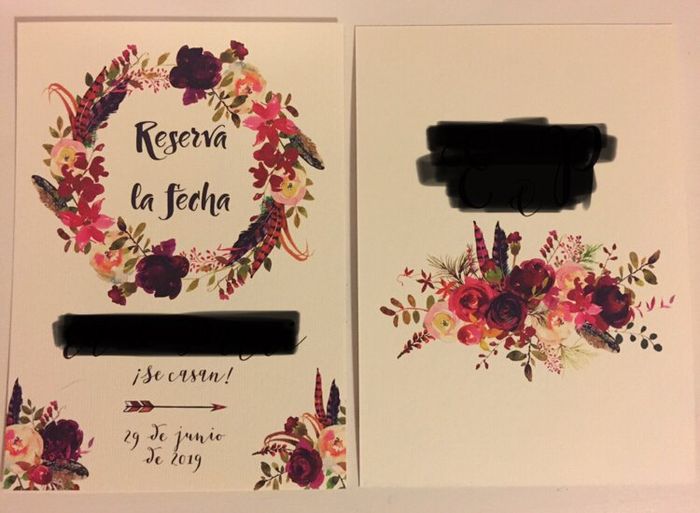 Mis Save the Date han llegado! - 2