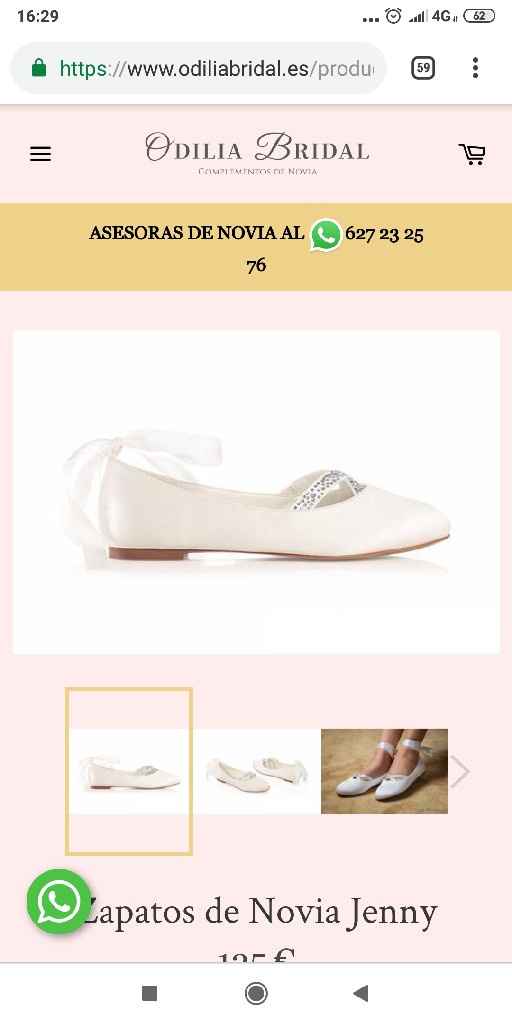 zapatos de novia sin Tacón - 2