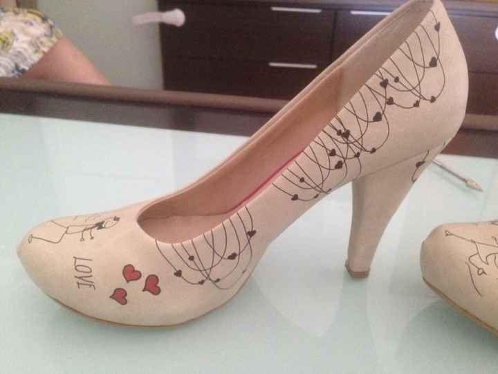 Zapatos de novia que no son blancos - 4