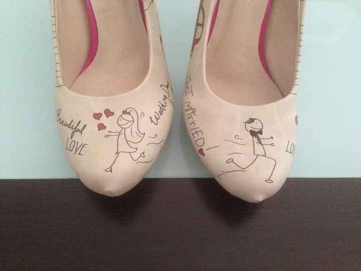 Zapatos de novia que no son blancos - 5