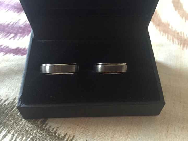 Anillo negro de hombre - 1