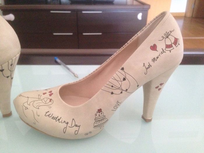 Zapatos de novia que no son blancos - 2