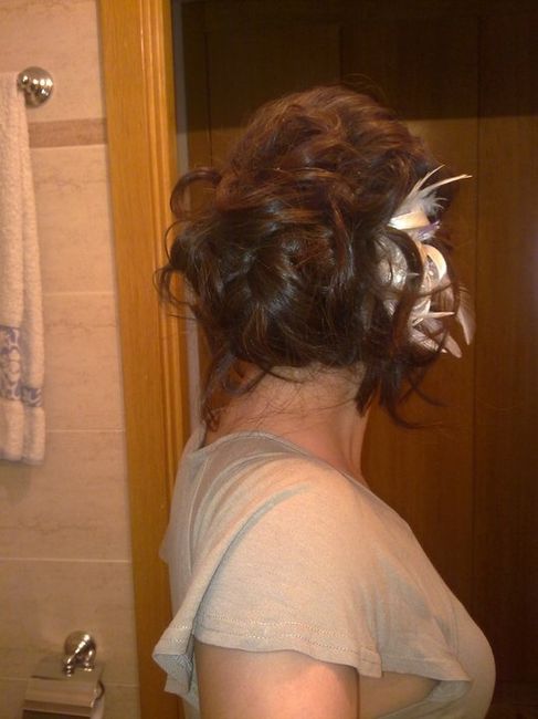 mi peinado por detras