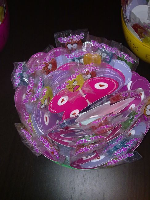 El bol de las mariposas ( tarjetas agradecimiento )
