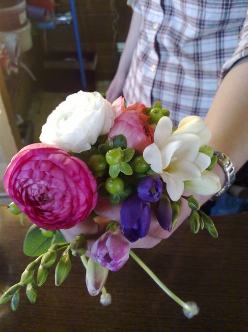 Las flores que llevara mi ramo