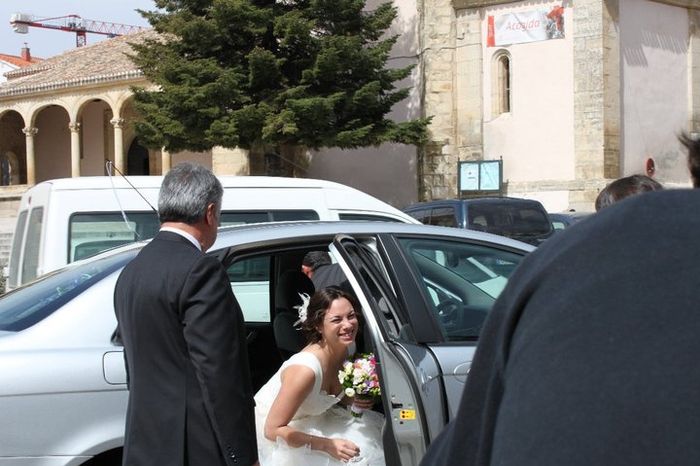 a la llegada al ayuntamiento