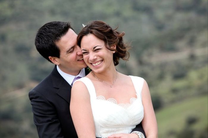 nosotros en el reportaje de los novios!!